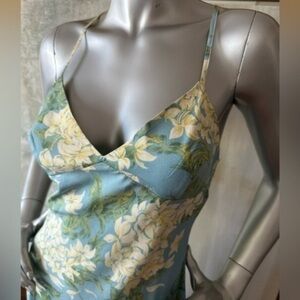 Vintage MICHAEL KORS Pure Silk Floral Summer Dress XS